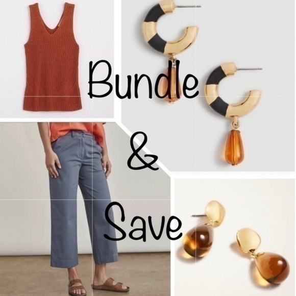 Double V Sweater Tank Top - Picture 8 of 8